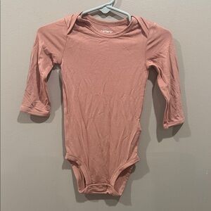 Carter's Dusty Rose Long Sleeve Bodysuit